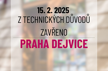 Pobočka na Dejvické bude v sobotu dočasně uzavřena
