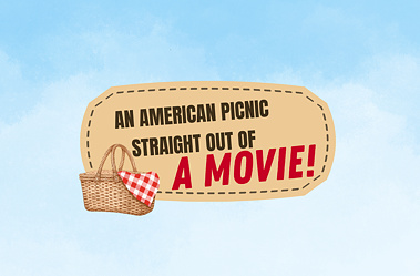 An American picnic straight out of a movie! ☀️