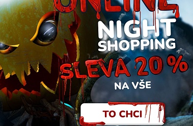Halloween ONLINE night shopping with a 20% discount!