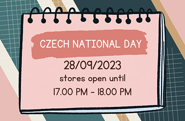 Opening hours on Czech National Day, 28 September 2023