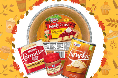 Pumpkin pie in minutes!