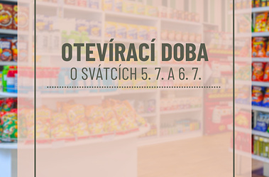 Otevírací doba 5. 7. a 6. 7.
