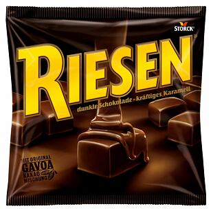 Storck DE Riesen čokoládové karamelky v hořké čokoládě 105 g