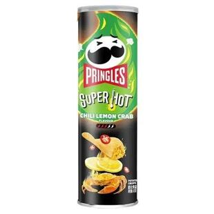 Pringles Asia bramborové chipsy s příchutí citrónu, raka a chilli 110 g