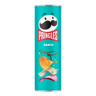 Pringles USA bramborové chipsy s příchutí dresinku Ranch 158 g