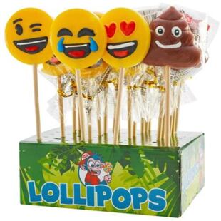 Felko Smile Pop lízátko ve tvaru Emoji 1ks 40 g