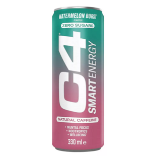 Cellucor C4 Smart Energy energetický nápoj s příchutí vodního melounu bez cukru 330 ml