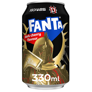 Fanta Dark Cherry sycený nápoj s třešňovou příchutí 330 ml