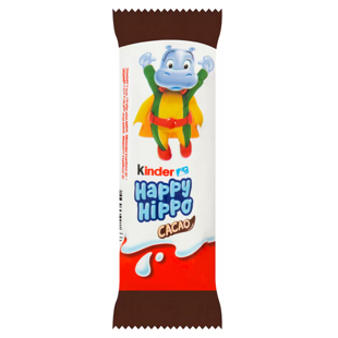 Kinder EU Happy Hippo Cocoa oplatka s kakaovou lískooříškovou náplní 20,7 g