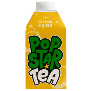 POPSTAR Tea příchuť citron & yuzu 500 ml