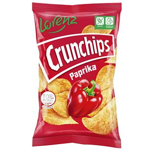 Crunchips DE bramborové chipsy s příchutí Paprika 150 g