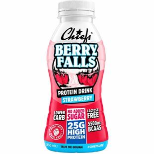 Chiefs proteinový nápoj s příchutí Berry Falls 330 ml