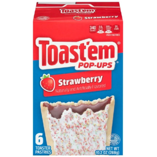 Toast'em pšeničné taštičky s náplní a polevou s příchutí jahody 288 g