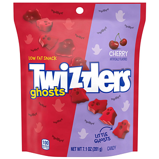 Twizzlers Ghosts pendreky ve tvaru duchů s třešňovou příchutí 201 g