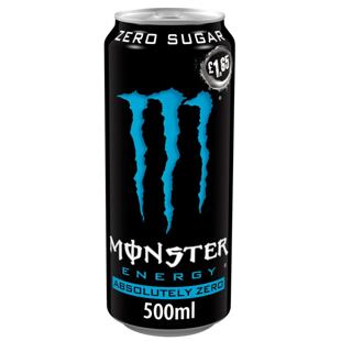 Monster UK Absolute Zero sycený energetický nápoj bez cukru 500 ml PM