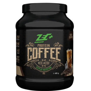 Zec+ proteinová káva se sladidly s příchutí ledové kávy 450 g