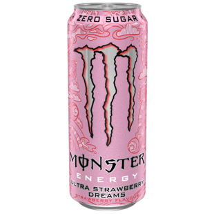 Monster CZ Ultra Strawberry Dreams energetický nápoj bez cukru 500 ml