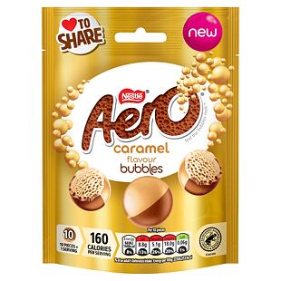 Aero kuličky z mléčné čokolády s karamelovou příchutí 92 g