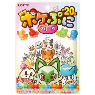 Lotte JAP Pokémon Paldea Region Poképuni Jelly Candies 80 g