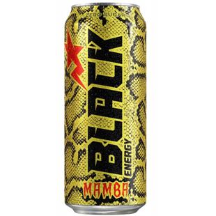 Black PL Energy Zero Mamba sycený s příchutí manga a marakuji 500 ml