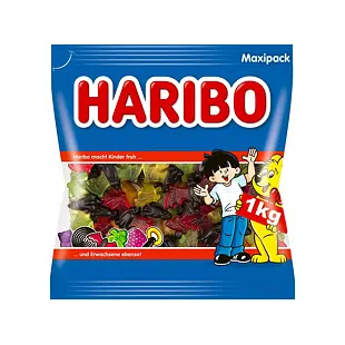 Haribo DE Vampire želé s příchutí ovoce a lékořicové bonbóny 1 kg