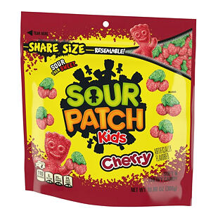 Sour Patch Kids CA kyselé žvýkací bonbony s třešňovou příchutí 308 g