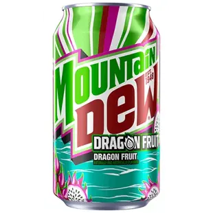 Mountain Dew USA Dragon Fruit sycená limonáda s příchutí dračího ovoce 355 ml