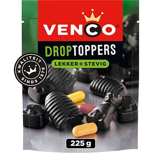 Venco mix lékořicových, medových a mátových bonbonů 225 g