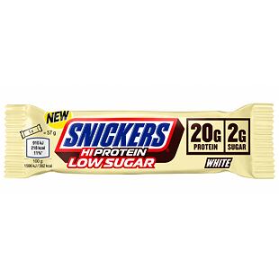 Snickers proteinová tyčinka s arašídy a karamelem v bílé čokoládě se sníženým cukrem 57 g