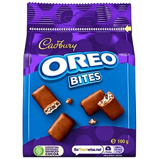 Cadbury Oreo Bites kousky z mléčné čokolády s náplní s příchutí Oreo 100 g