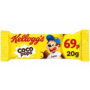 Kellogg's Coco Pops cereální tyčinka s čokoládovou příchutí 20 g PM