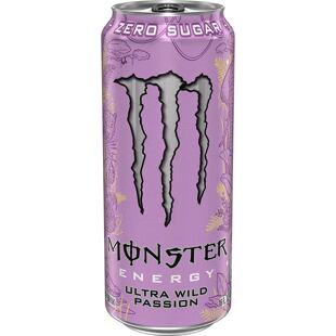 Monster USA Ultra Wild Passion energetický nápoj bez cukru s příchutí maracuji s citrusy 473 ml US