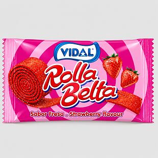 Vidal kyselý pásek s jahodovou příchutí 20 g