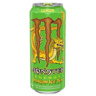 Monster BRA Dragon energetický čajový nápoj s příchutí citronu 473 ml