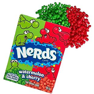 Nerds bonbonky s příchutí vodního melounu a třešně 46,7 g