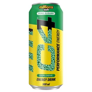 Cellucor C4 Millions energetický nápoj s příchutí jablka bez cukru 500 ml