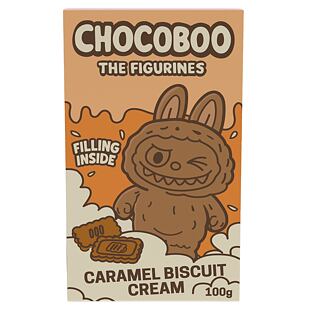 Chocoboo figurka z mléčné čokolády s praskajícími kuličkami se sušenkovou náplní s kadayif 100 g