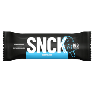 SNCK proteinová tyčinka s náplní s příchutí Caramel Pop 55 g