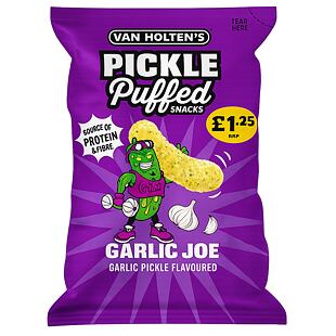 Van Holten's Garlic Joe  křupky z červené čočky a kukuřice s česnek. okurko. příchutí 50 g