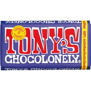 Tony's mléčná čokoláda s kousky preclíků a karamelu 180 g 