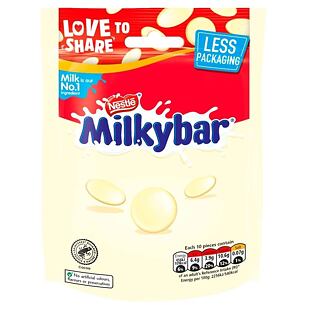 Milkybar knoflíčky z bílé čokolády 94 g