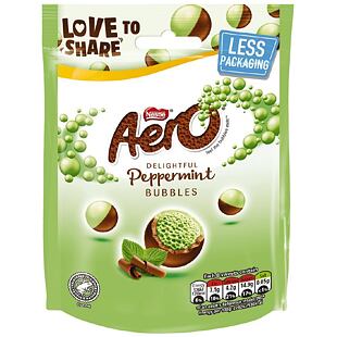 Nestlé Aero mint chocolate bubble candy 92 g