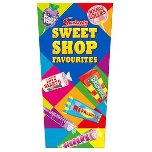 Swizzels Sweet Shop Favorites mix of sparkling candies and lollipops with fruit flavors 324 g
