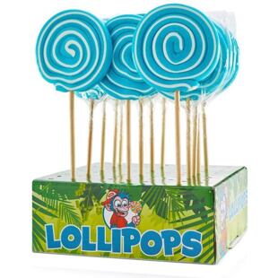 Felko Spiral Pop Blue lízátko s ovocnou příchutí 1 ks 80 g
