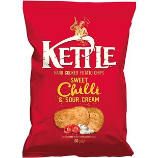 Kettle chipsy s příchutí sladkého chilli a zakysané smetany 130 g