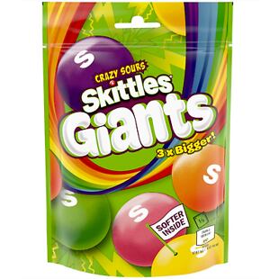 Skittles žvýkací bonbony v křupavé cukrové skořápce s příchutí kyselého ovoce 132 g