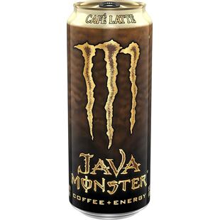 Monster Java Cafe Latte energetický nápoj s příchutí kávy 473 ml