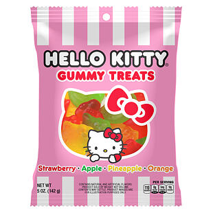 Hello Kitty žvýkací bonbonky s ovocnými příchutěmi 142 g
