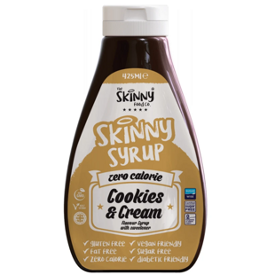 Skinny Foods nízkokalorický sirup s příchutí sušenek a krému 425 ml