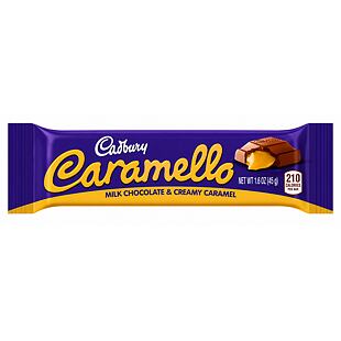 Cadbury Caramello tyčinka z mléčné čokolády s karamelovou náplní 45 g